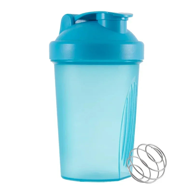 Sports Shaker Bottles Water Cups Whey Protein Powder Mixer Bottle Leak Proof Fitness Gym Shaker Outdoor Portable Drink Cup 400ML
