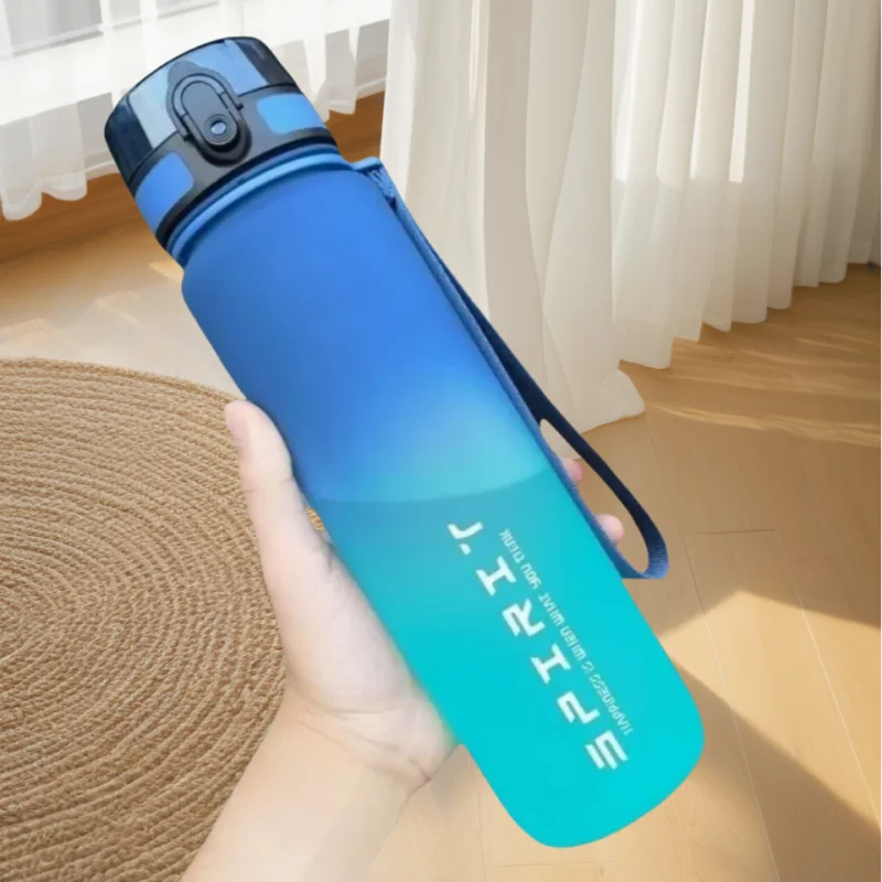 1 Liter Large Capacity Sports Water Bottle Leak Proof