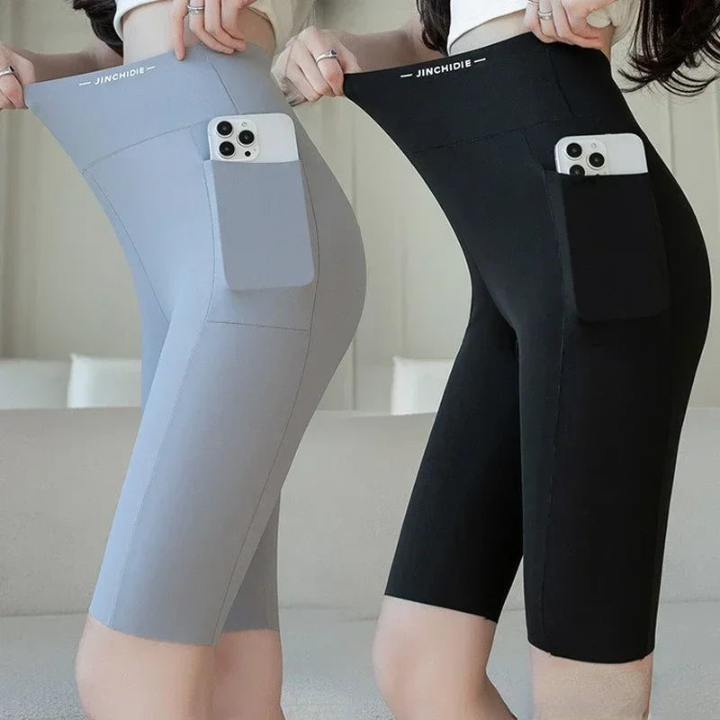 Leggings Women with Pocket Stretchy High Waist Hip Lift