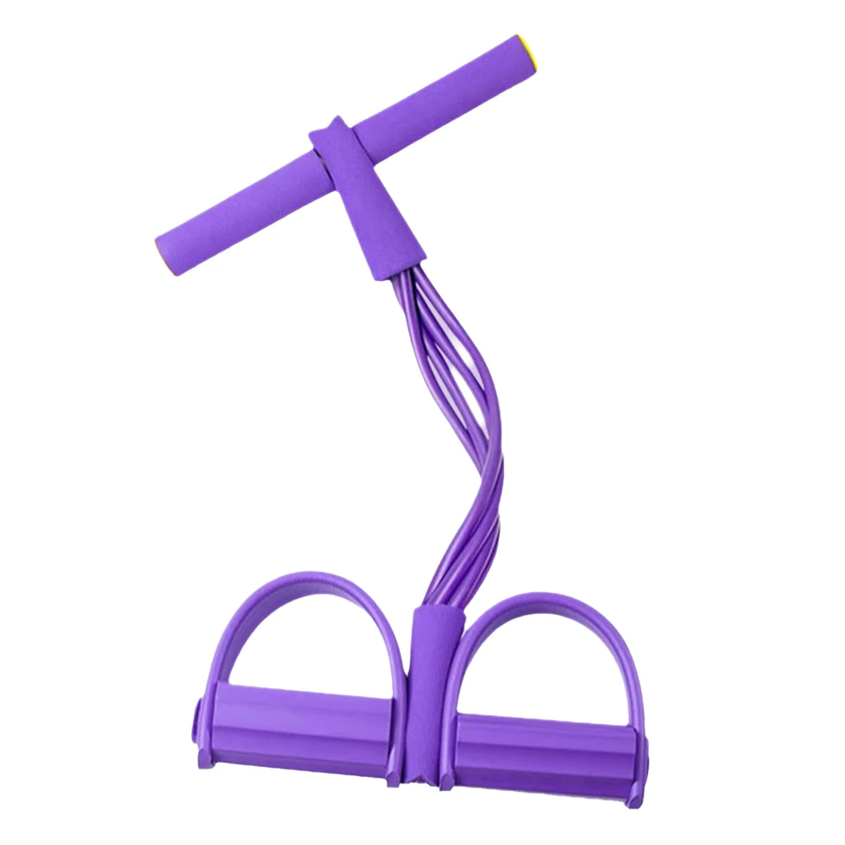 Four-Tube Tensioner Multi-Functional Household Fitness Yoga Abdominal Strengthening Elastic Band Tension Rope Sit-Up Assistive