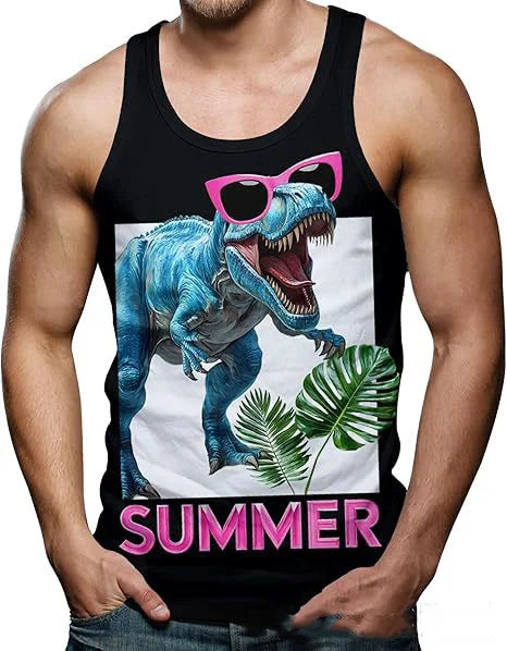 Funny Shark Cat 3D Print Tank