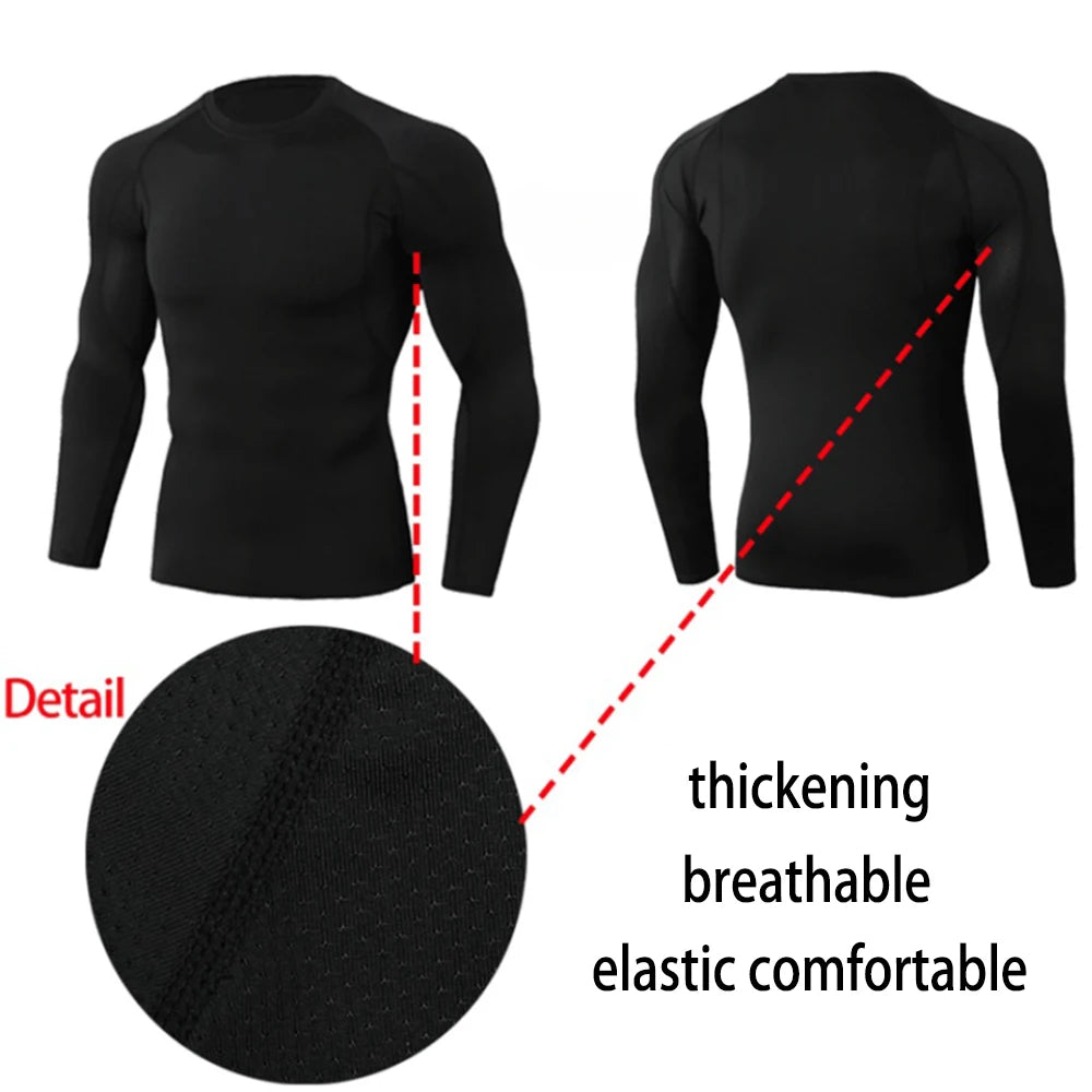 Winter Man Compression Shirt