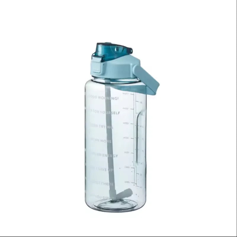 2 Liters Straw Plastic Water Bottle