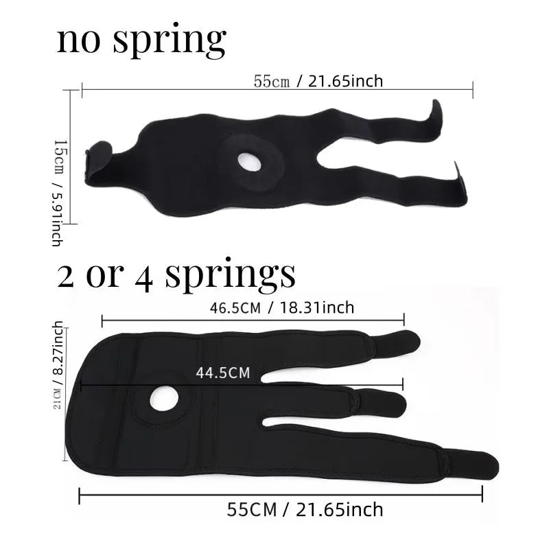 Fitness knee pad, knee cap with adjustable knee support