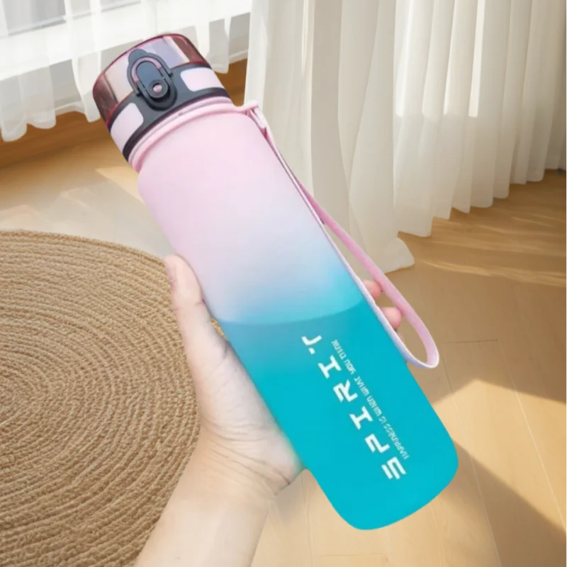 1 Liter Large Capacity Sports Water Bottle Leak Proof