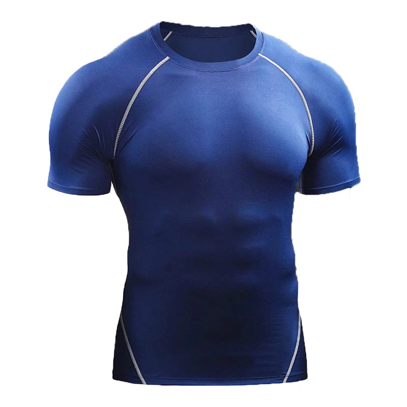 2025 Compression T Shirt Men Summer Workout Shirts