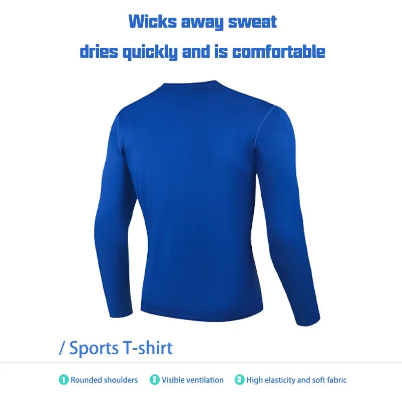 Tight-fitting long sleeve breathable shirt