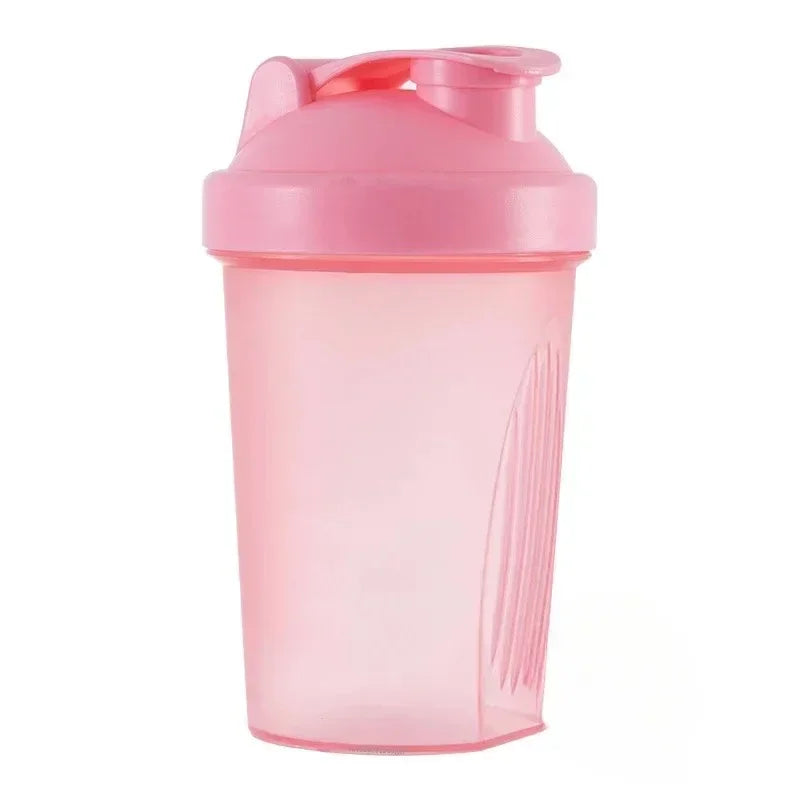 Sports Shaker Bottles Water Cups Whey Protein Powder Mixer Bottle Leak Proof Fitness Gym Shaker Outdoor Portable Drink Cup 400ML