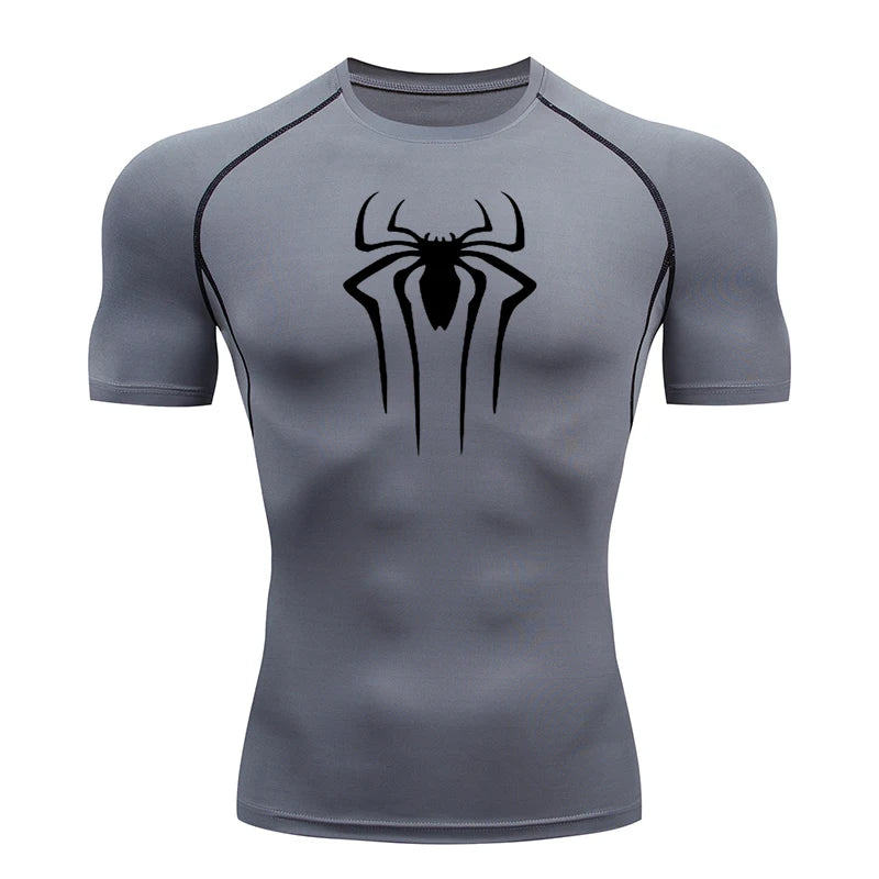 2024 Compression T Shirt Men Short Sleeve Sport Tees Fitness Running Sportsear Men Gym Elastic Quick Dry Jogging T-shirt Tops
