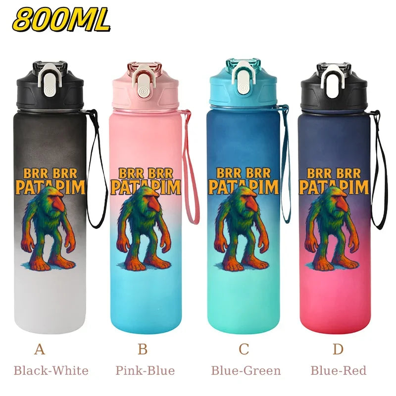 800ML Tralalero Tralala Straw Water Cup