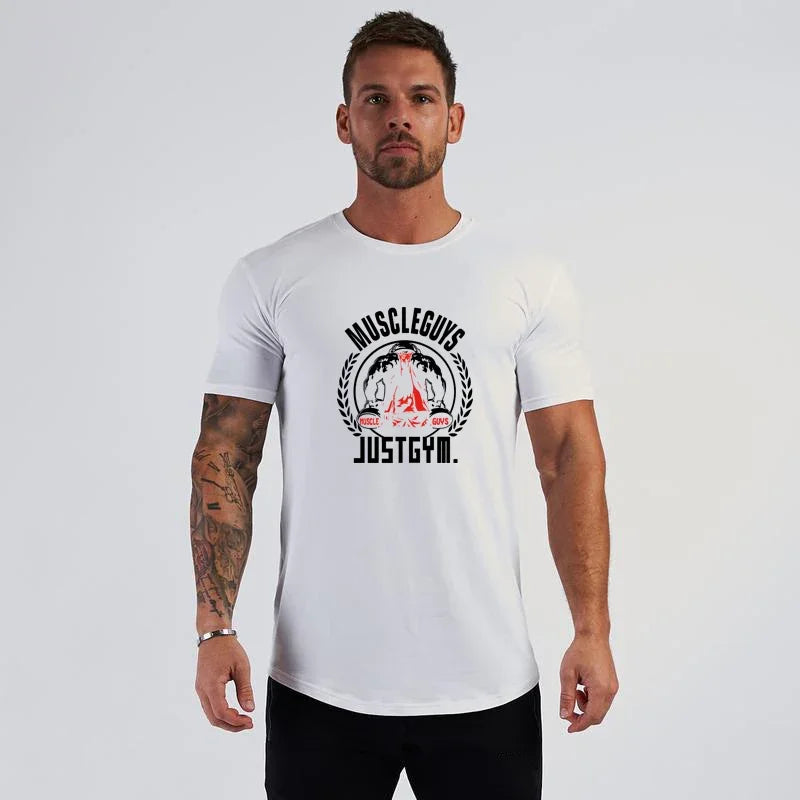 Summer Cotton Sport Gym T Shirt
