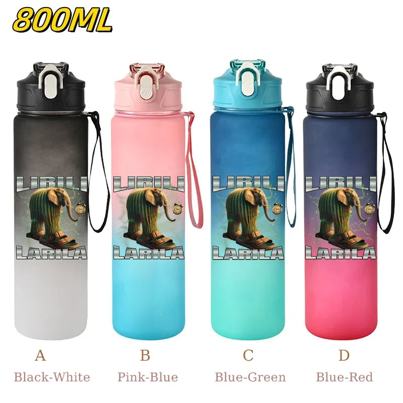 800ML Tralalero Tralala Straw Water Cup