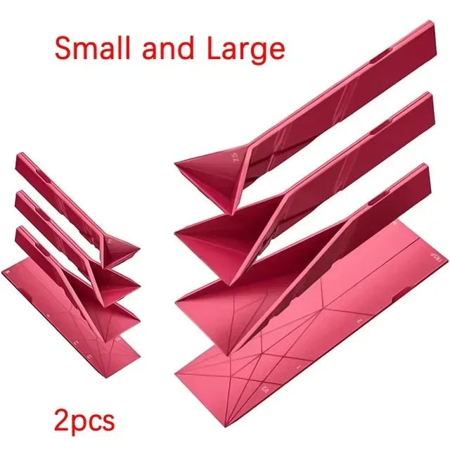 2Pcs/Set Flat 3-in-1 Magnetic Measuring Spoons Adjustable Dosing Utensils Baking Accessories Protein Powder Home Kitchen Tools