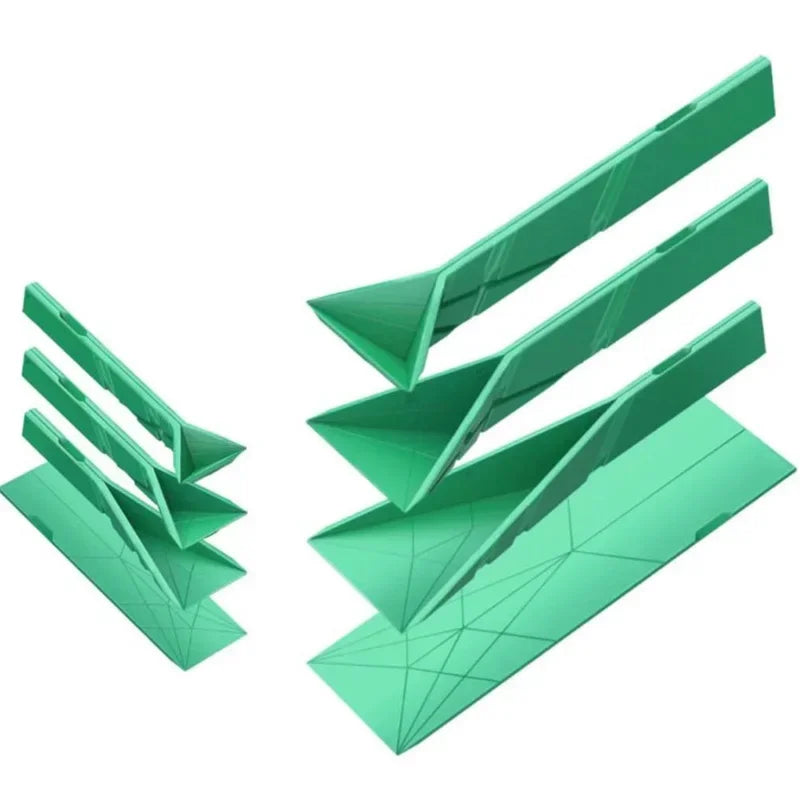 2Pcs/Set Flat 3-in-1 Measuring Spoons Small Spoon Powder Scoop Kitchen Polygons Baking Laboratory Adjustable Protein Gym Tools