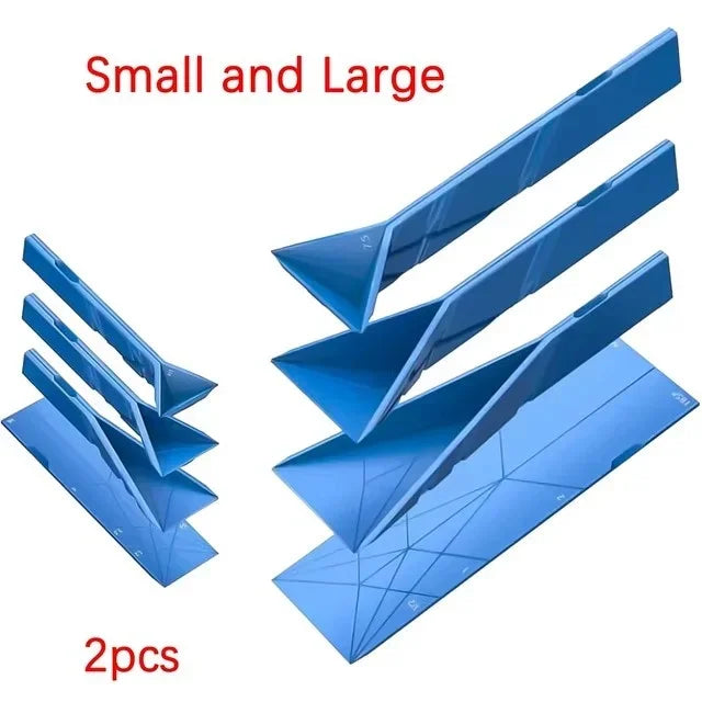 2Pcs/Set Flat 3-in-1 Magnetic Measuring Spoons Adjustable Dosing Utensils Baking Accessories Protein Powder Home Kitchen Tools