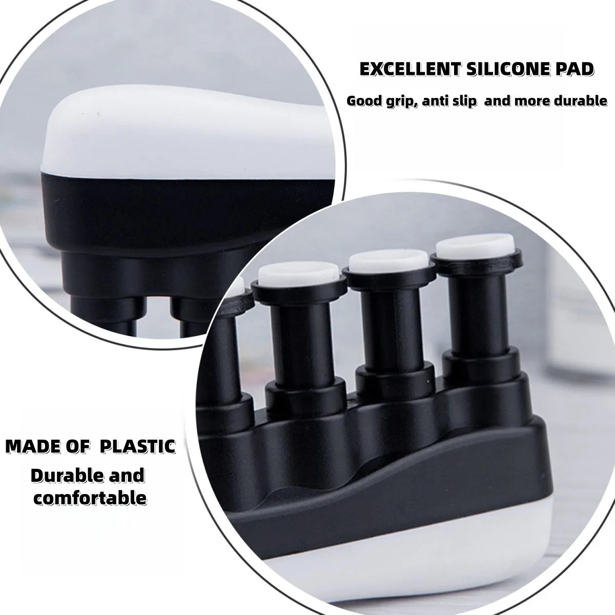 Guitar Hand Grip Finger Exerciser Strengthener Power Trainers Medium Tension Home Fitness Equipment Piano Entry Finger Exerciser
