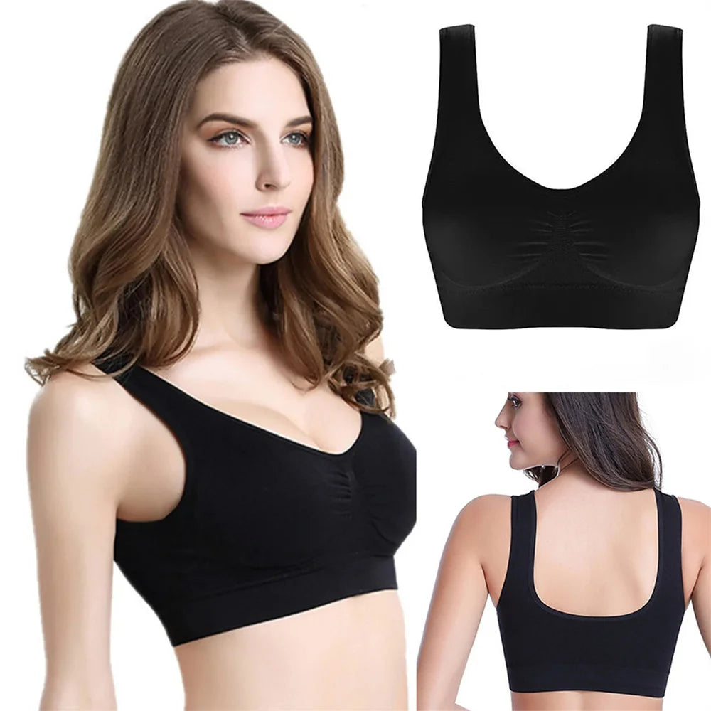 Women Seamless Bras Camisole Underwear Crop Top