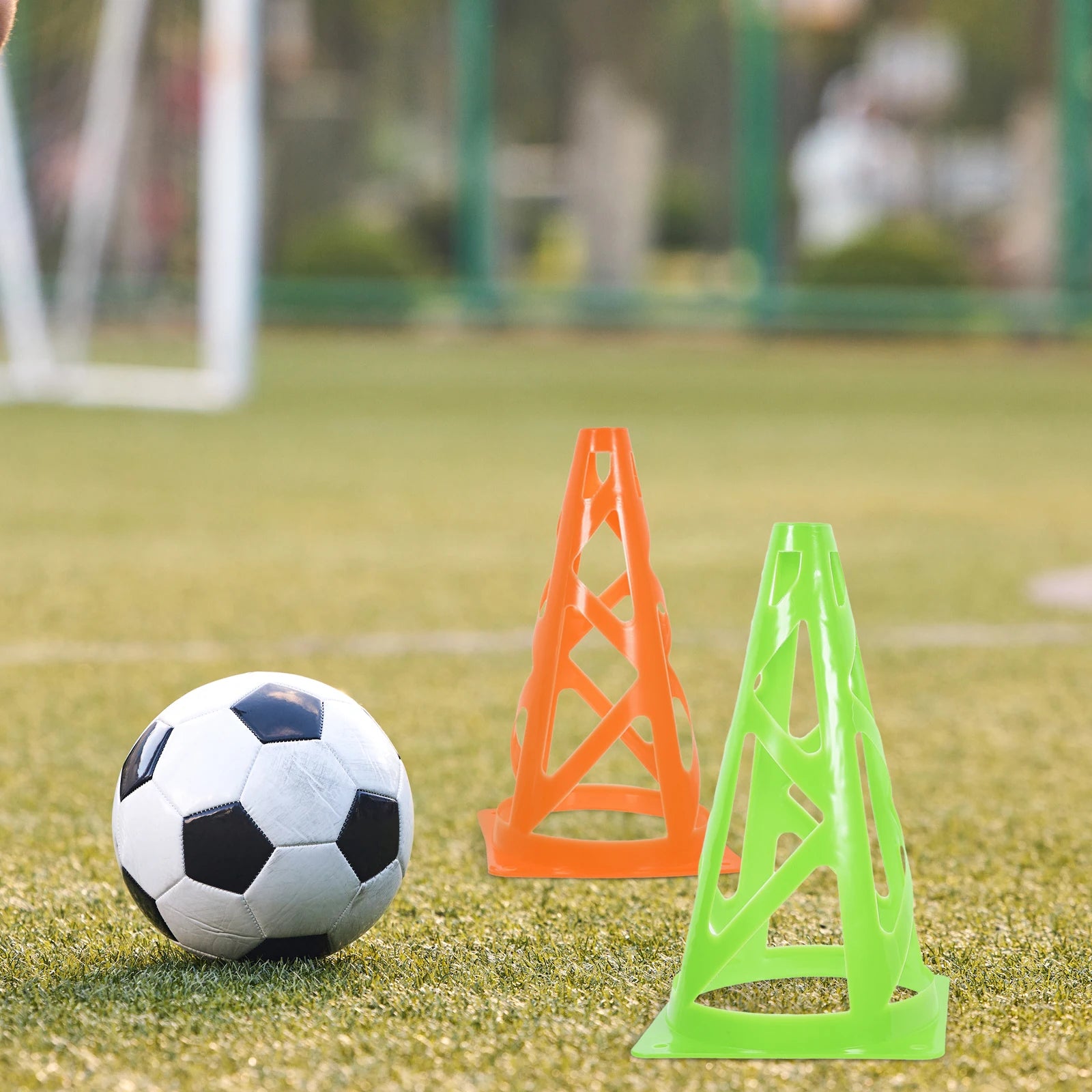 12 Pcs Training Cones Colored for Soccer Plastic Sports Equipment Agility Popularity Athletic