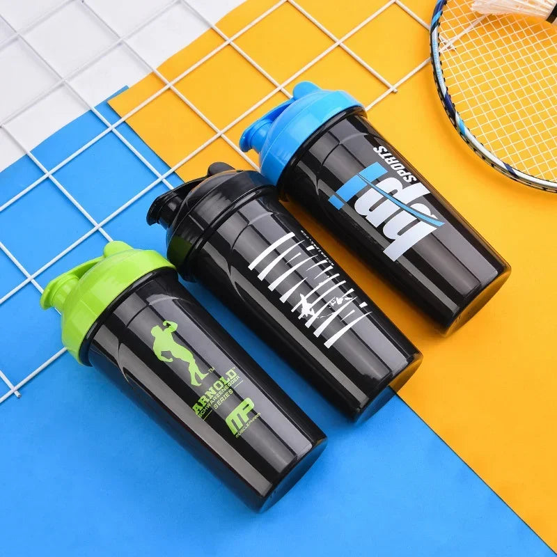 700ml Bottle Protein Powder Shake Cup Large Capacity Water Bottle Plastic Mixing Cup Body-Building Exercise Bottle