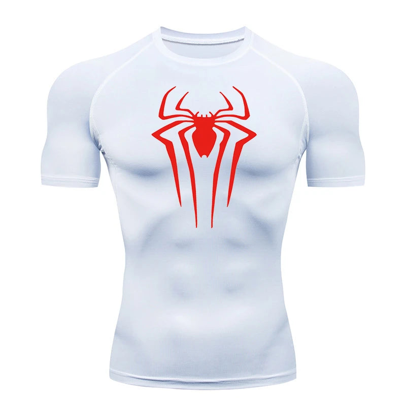 2024 Compression T Shirt Men Short Sleeve Sport Tees Fitness Running Sportsear Men Gym Elastic Quick Dry Jogging T-shirt Tops