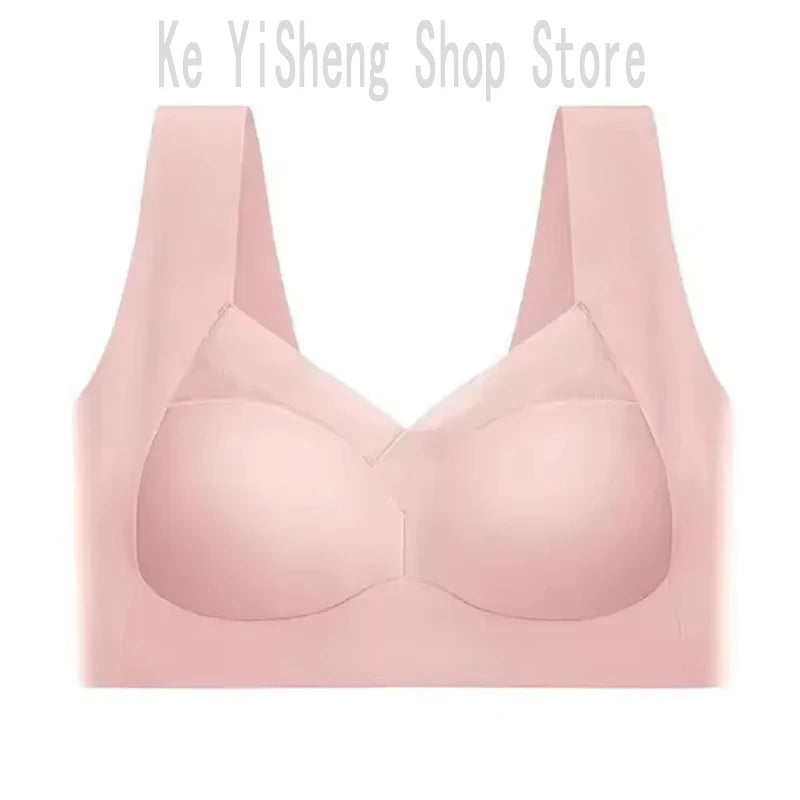 Women's sports underwear Invisible bra seamless breathable comfortable elastic shockproof underwear without steel rings